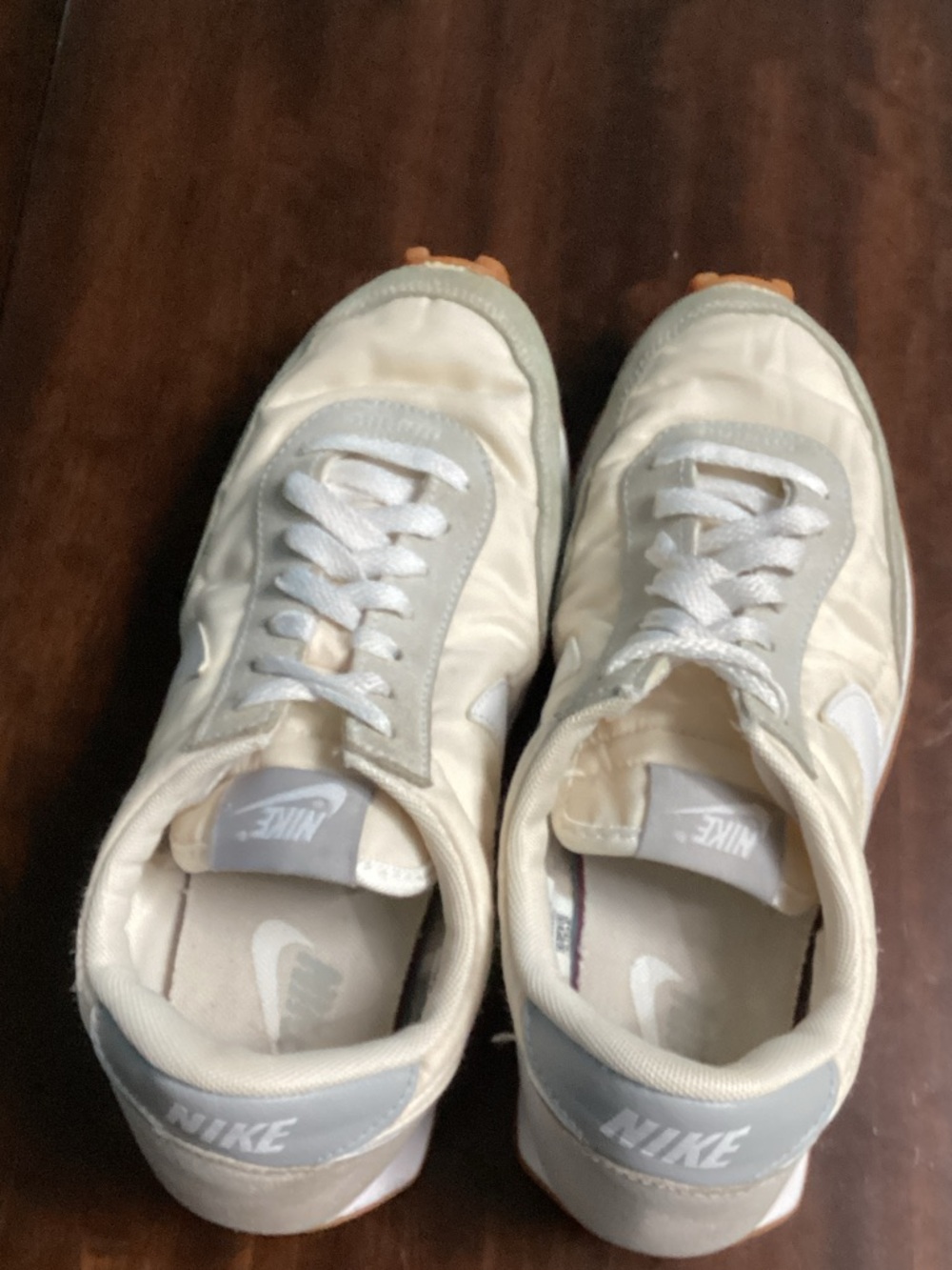 Nike Daybreak Pale Ivory Gray Women Retro Runner Sneakers Size 8 - Picture 4 of 6